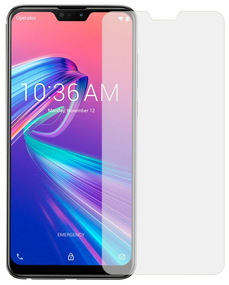 Защитное стекло / бронестекло для Asus Zenfone Max Pro (M2) ZB631KL (с отступами под чехол не полное покрытие)