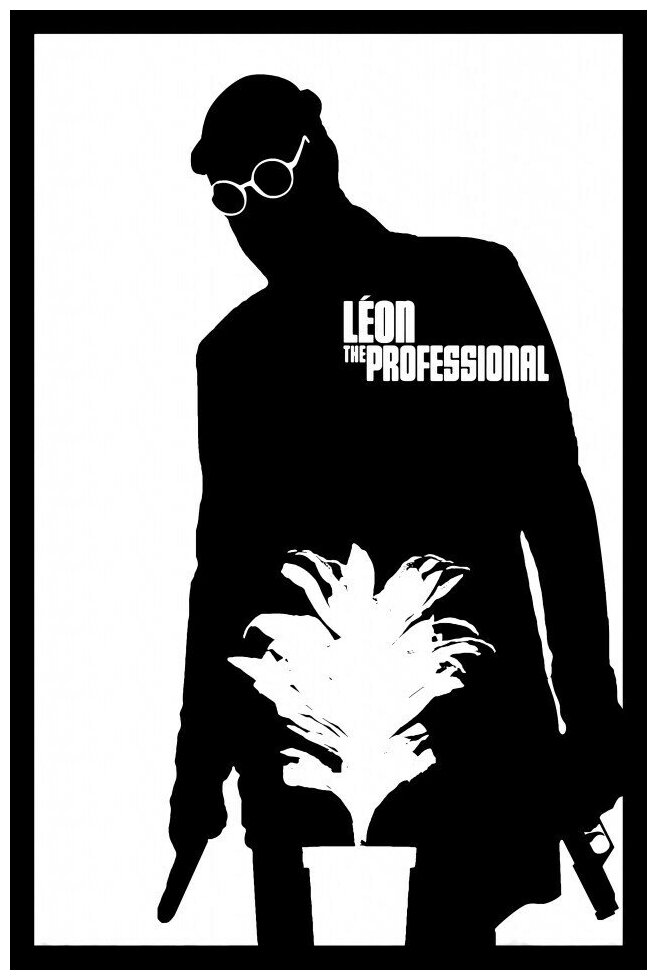 Плакат, постер на бумаге Leon-The professional/Леон. Размер 21 х 30 см