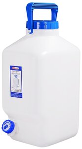 <b>Канистра</b> elfplast Aqualine с краном, 10 л Бидон «Aqualine» с краном - пластиковая тара с закручивающ