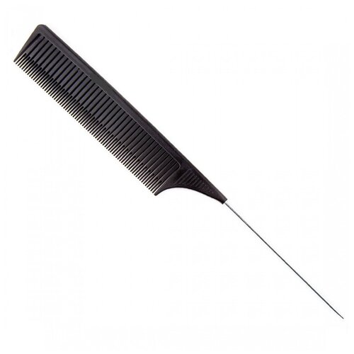 Nail Art Расчёска для мелирования узкая (металлическая спица), черный  - Купить