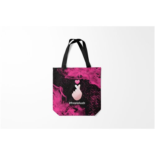 фото Сумка-шоппер / 40х40 см / k pop / разный свободу лелушу пламя burnettie