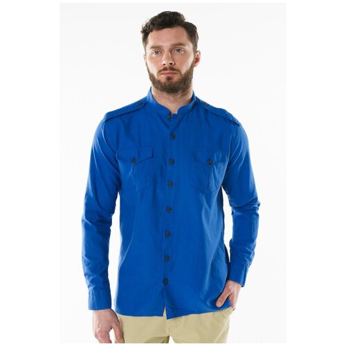 Рубашка 07270403 Синий XXL