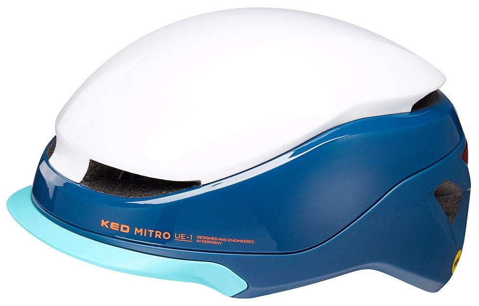 Шлем KED Mitro UE-1 White Blue, размер M