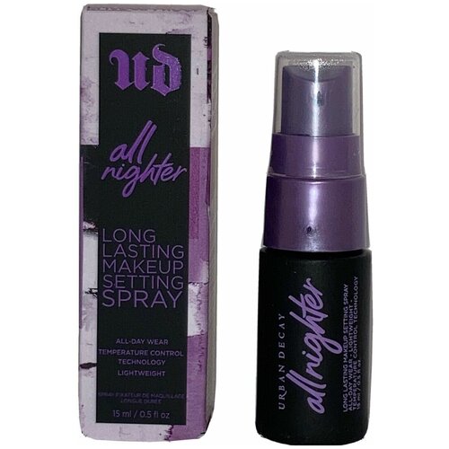 Urban Decay Спрей для закрепления макияжа All Nighter long lasting makeup setting spray, 15 мл, бесцветный