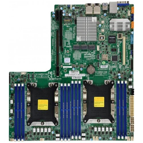 Материнская плата Supermicro X11DDW-L-B материнская плата mbd x12dpi n6 b 3rd gen intel® xeon® scalable processors dual socket lga 4189 socket p supported cpu tdp supports up to 270w tdp