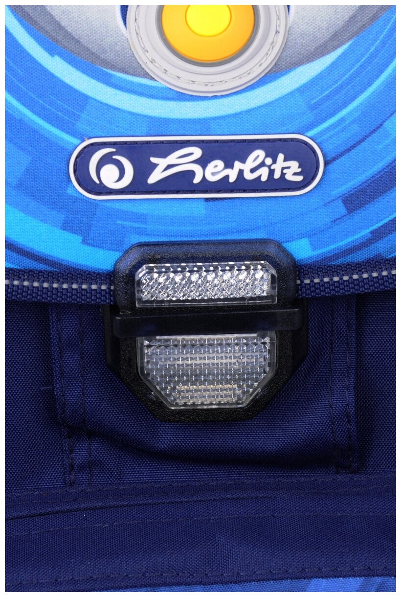 Ранец Herlitz, Smart Robot ярко-синий - фото №5