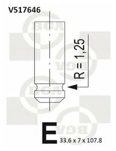 Выпускной клапан Bga V517646