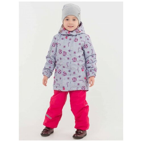 фото Комплект с брюками emson космо м 2097 размер 98, серый