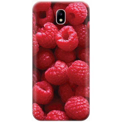 фото Re:pa накладка transparent для samsung galaxy j7 (2017) с принтом "малинки"