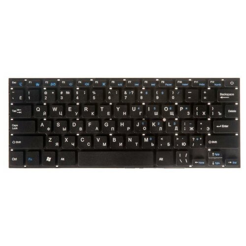 Клавиатура keyboard для ноутбука Prestigio Smartbook 141 C2 141A 141A01 141A02141A03 P141C01 Haier HI133M черная 2330₽