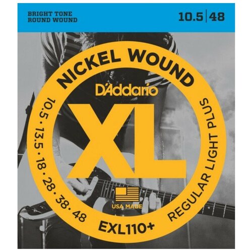 Струны D'Addario EXL110+ струны для электрогитары d addario exl110 3d