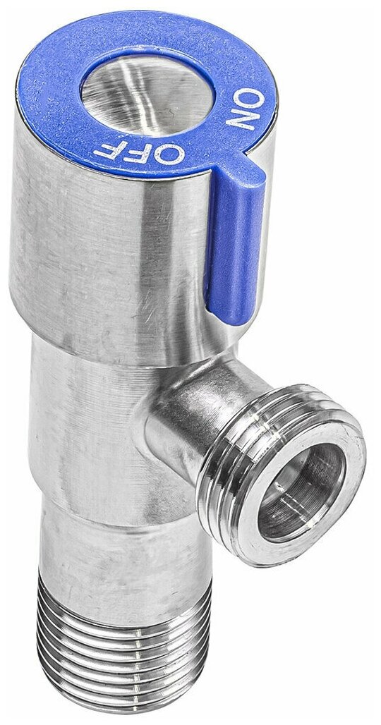 фото Кран угловой с отражателем 1/2' НР TIM BL5852.02S