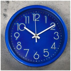Часы настенные, серия: Классика, "Джойс", дискретный ход, d-19 см, циферблат 17 см