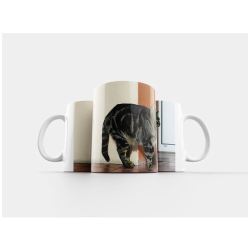 фото Кружка "кошка, тигровый, шерсть" 320 мл lotsprints