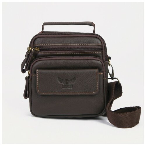 фото Сумка на молнии, цвет коричневый xl zolo