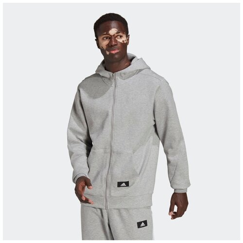 Олимпийка Adidas для мужчин, размер L серый серый  