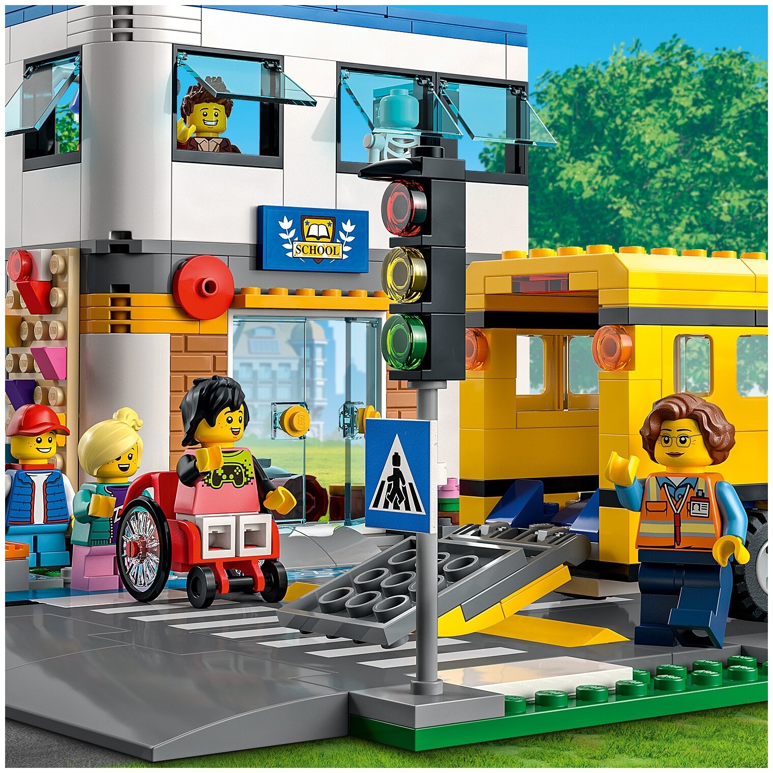 Конструктор Lego City День в школе, - фото №17