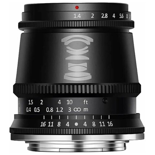 Объектив TTArtisan 17mm F1.4 Micro 4/3 Чёрный