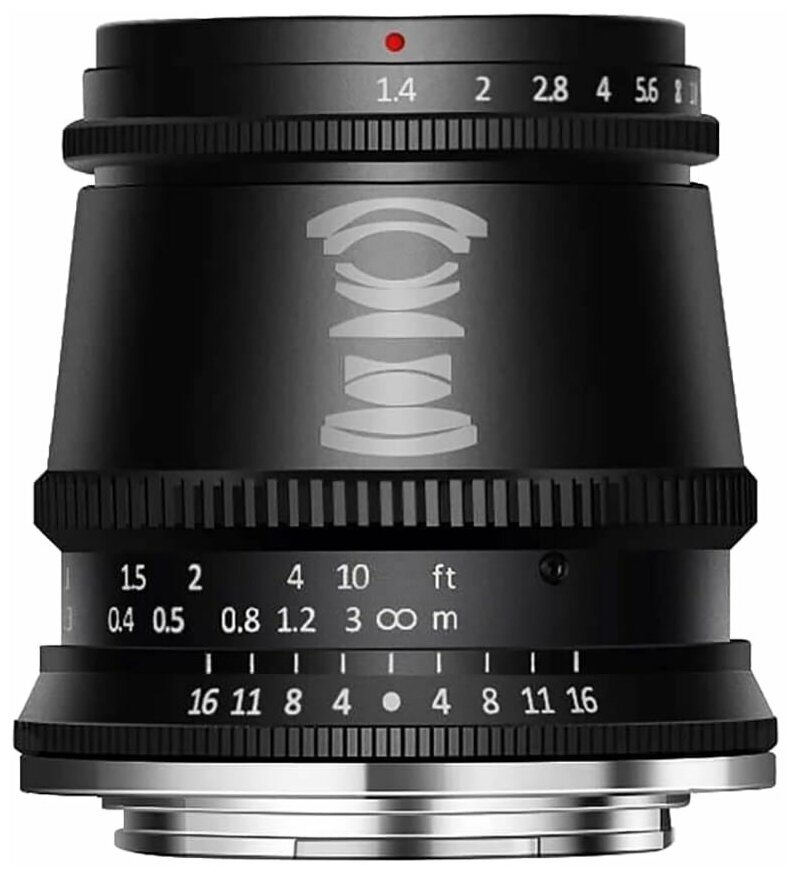 Объектив TTArtisan 17mm F1.4 Micro 4/3 Чёрный