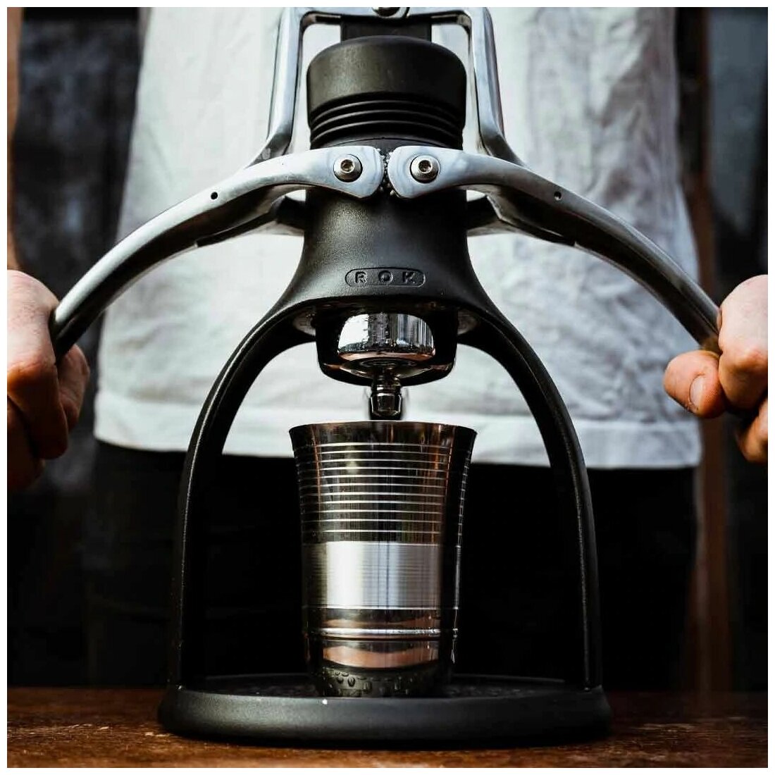 Ручная кофеварка ROK EspressoGC черная - фотография № 11
