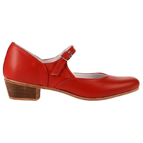 фото Туфли народные женские, длина по стельке 21,5 см, цвет красный нет бренда