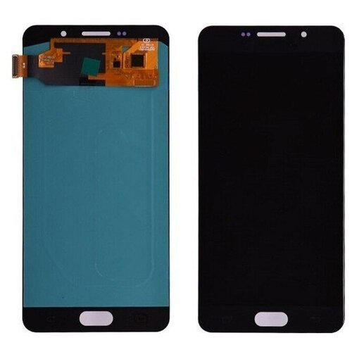 Дисплей для телефона Samsung A710F (A7 2016) в сборе с тачскрином Черный