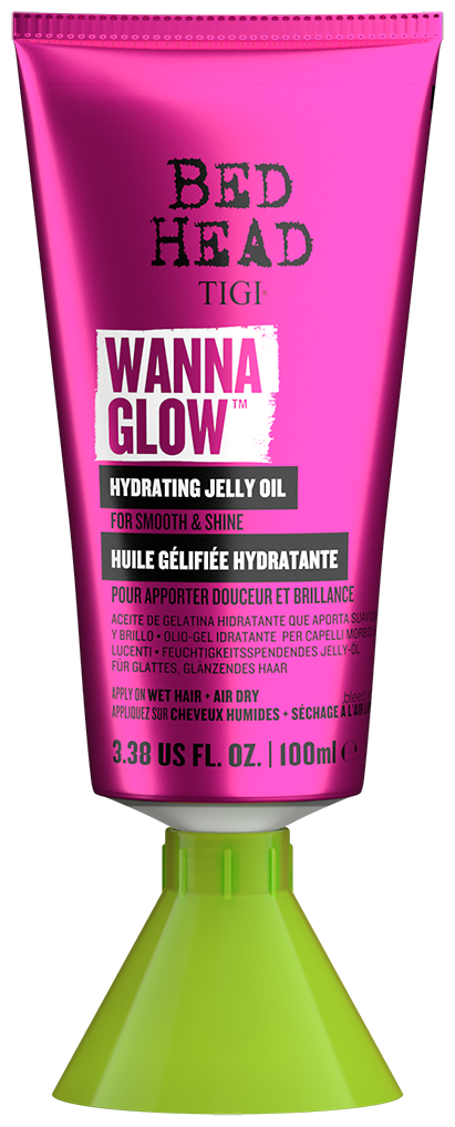 TIGI Bed Head Wanna Glow Hydrating Jelly Oil - Увлажняющее желеобразное масло для сияющих гладких волос 100 мл