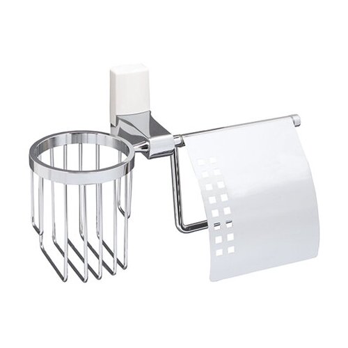 фото Держатель туалетной бумаги и освежителя wasserkraft leine k-5059white