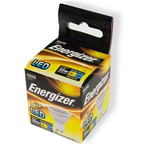 Energizer Светодиодные лампы Energizer GU 10 SPOT теплый белый свет 35W