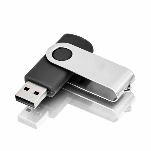 USB флешка, USB flash-накопитель, Флешка Twist, 128 МB, черная, арт. F01 USB 2.0