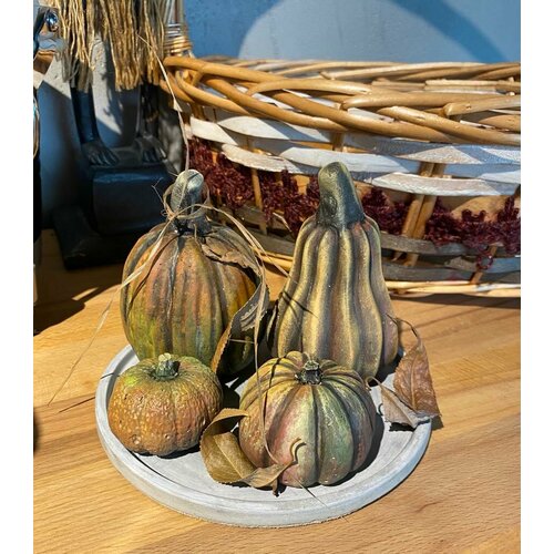 Статуэтка Concrete Style. Декаративные тыковки.