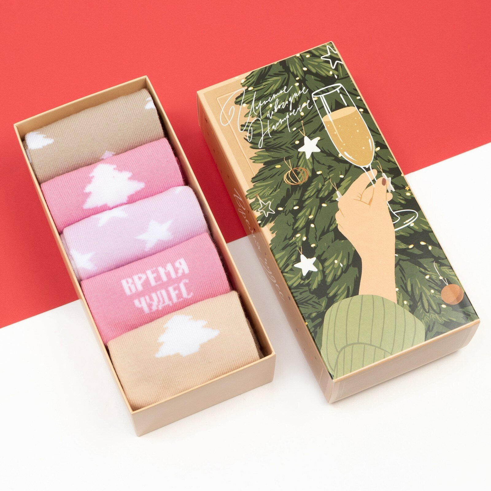 Набор женских носков - 5 пар KAFTAN "Winter" размер 36-39 (23-25 см)