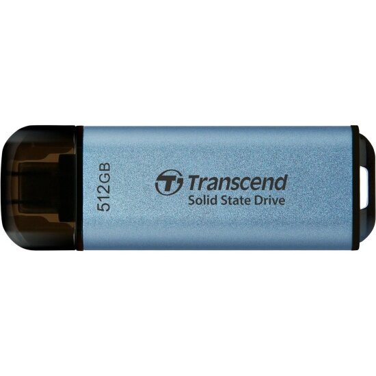 Внешний накопитель SSD Transcend TS512GESD300C 512GB USB-C 3.2 Gen 2 Небесно-голубой (TS512GESD300C)