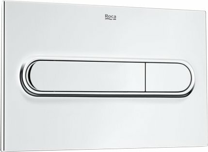 фото Кнопка смыва Roca PL1 Dual хром