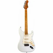 JET JS-300 OW электрогитара, Stratocaster, корпус липа, 22 лада, SSS, tremolo, цвет Olympic White