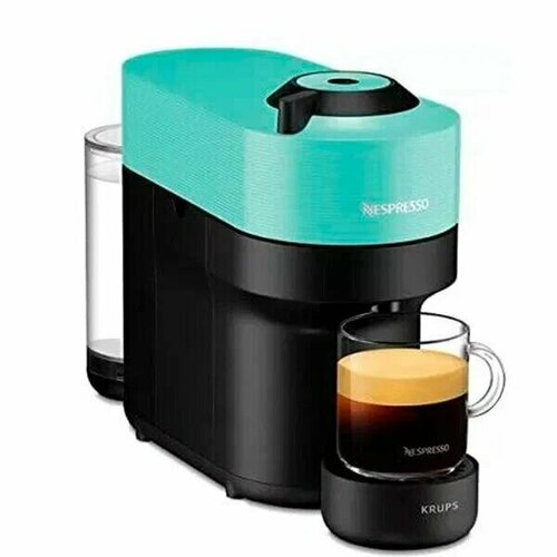 Кофемашина капсульного типа Nespresso VERTUO POP (Aqua Mint) кофемашина nespresso gcv1 vertuo next капсульная черный