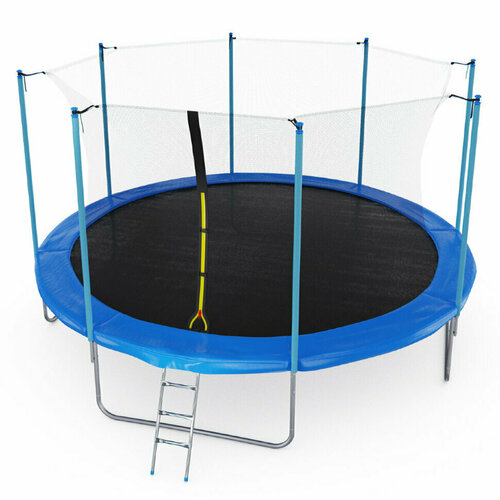 батут с защитной сеткой kedajump jumpinator 14ft Батут 14FT blue с внутренней защитной сеткой