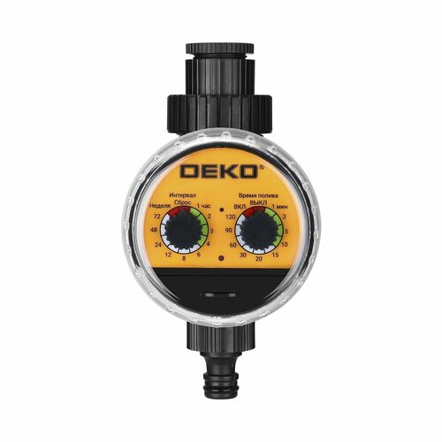 Таймер для полива электронный DEKO DKIT04 с шаровым механизмом электронный таймер для полива deko