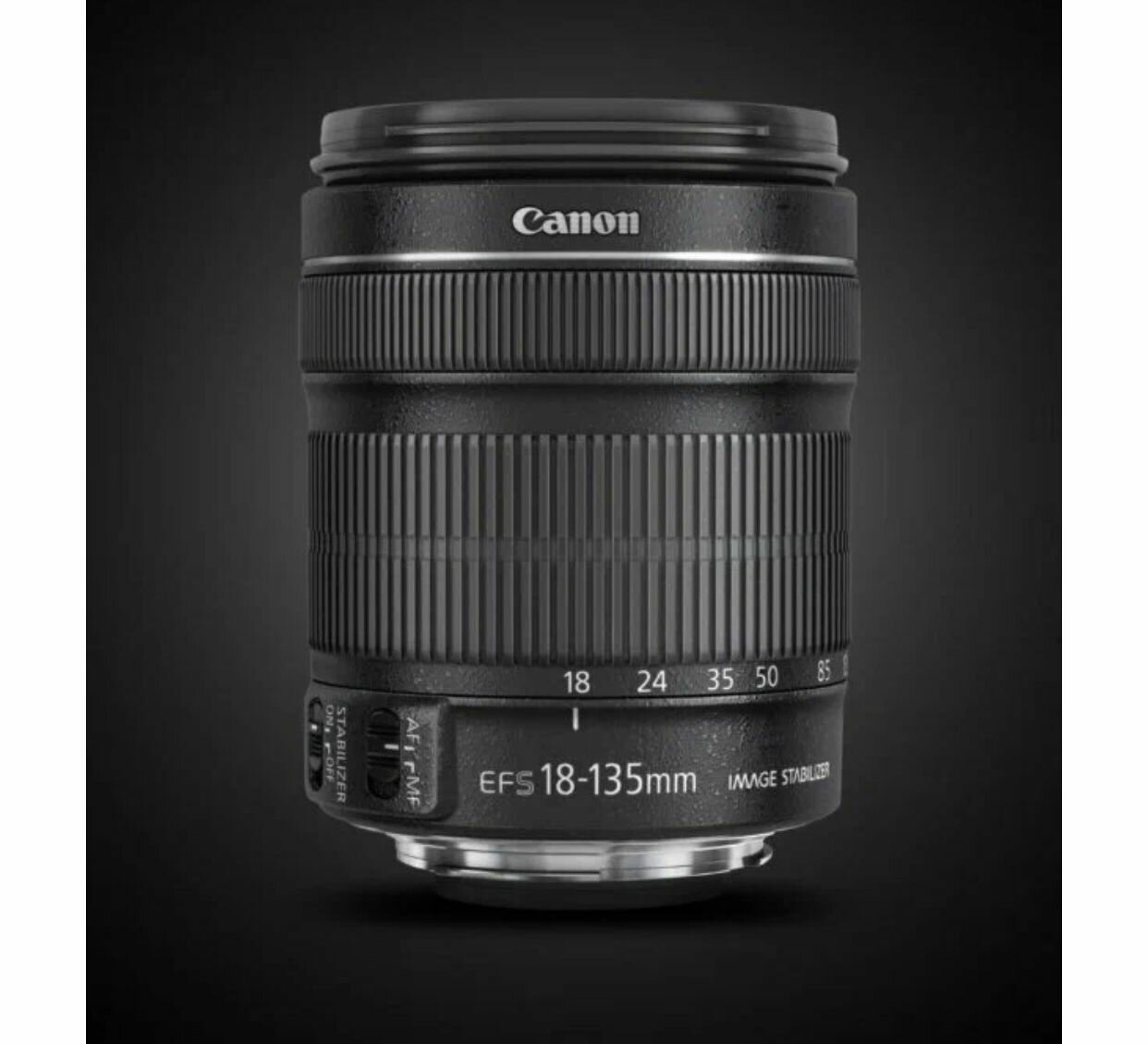 Объектив Canon EF-S 18-135mm f/35-56 IS STM чёрный стабилизатор изображения