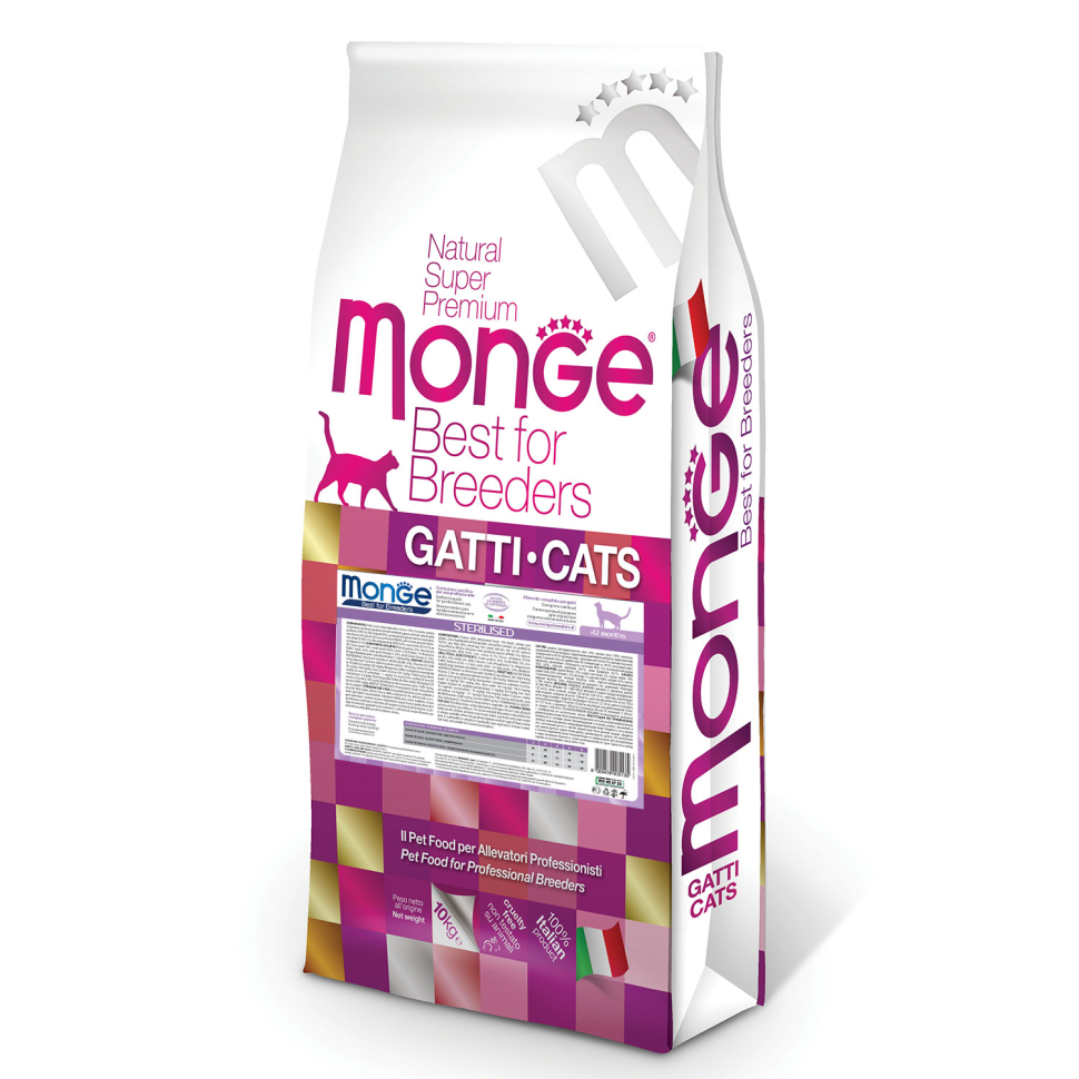Monge PFB Cat Daily Line Sterilised сухой корм для стерилизованных кошек с курицей - 10 кг