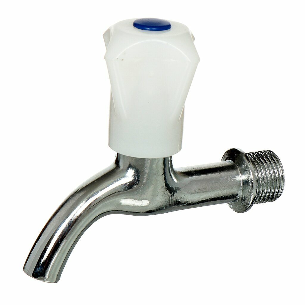 Кран водоразборный ComfortFactor СССР 1/2" хром, запорная арматура, Китай