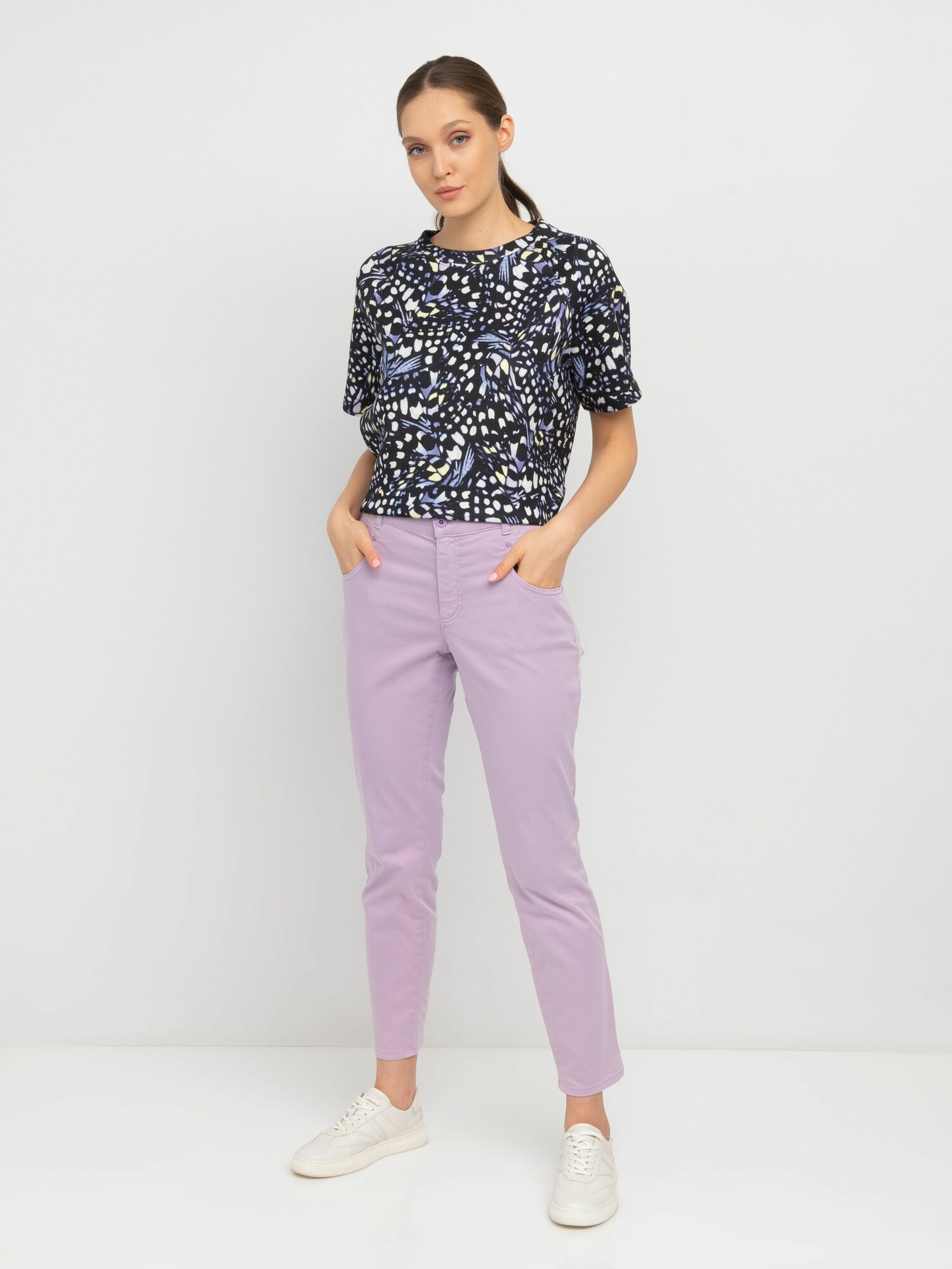 Джинсы Gerry Weber, размер 48, фиолетовый