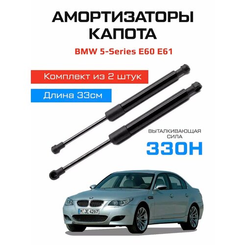 Амортизаторы газлифты капота Bmw 5 5-Series E60 E61 2100₽