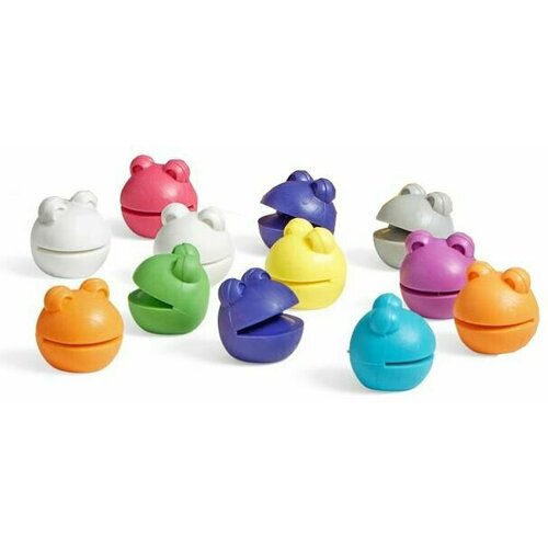 Развивающие фигурки Numberblocks игровой набор из 12 числовых шариков-лягушат счетный материал учим геометрические фигуры и цвета 590₽