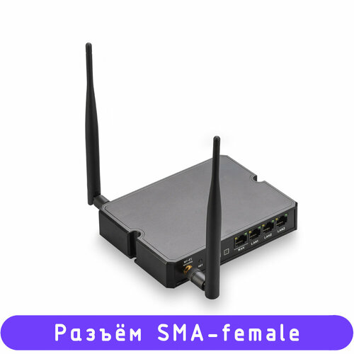 Роутер со встроенным модемом LTE cat6 до 300 Мбитc Kroks Rt-Cse m6 SMA-female 14150₽