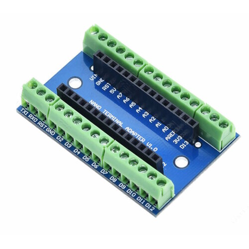 Плата расширения IO Shield для Arduino Nano (шилд для ардуино)