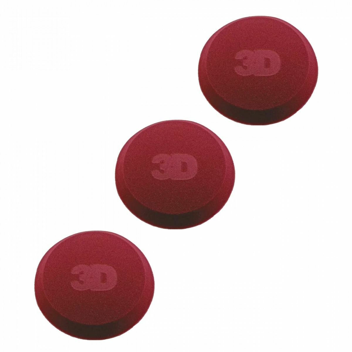 Аппликатор для авто / Губка для авто / 3D Applicator Red Foam G-71R-3 красный 3 шт
