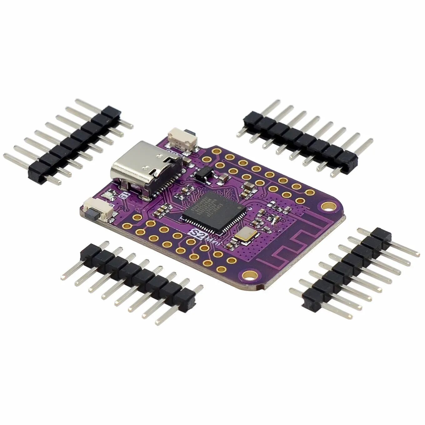 ESP32 S2 Mini V1.0.0 — плата LOLIN WIFI IOT на базе ESP32-S2FN4R2 ESP32-S2 4 МБ FLASH 2 МБ PSRAM, совместимость с MicroPython Arduino, No with PSRAM
