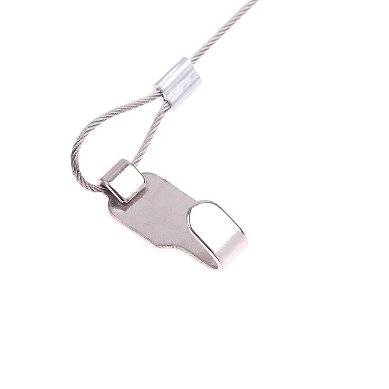 Регулируемая проволока для подвешивания картин комплект проволоки для вешалок для картин сверхпрочный трос из нержавеющей стали длиной 2 м с петлей и крючком держатель 20 кг