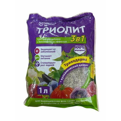 Удобрение Триолит обогащенный с триходермой для растений 1 литр